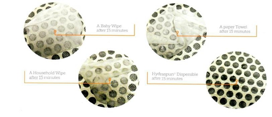 可沖散非織造布